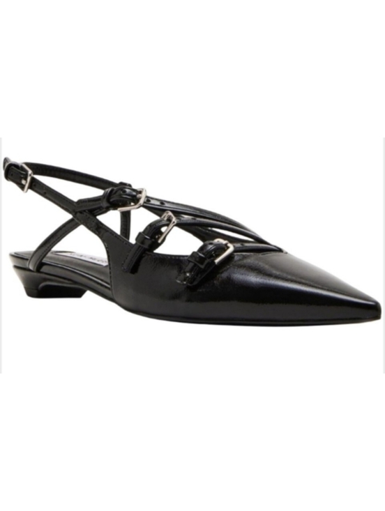 Steve Madden Shoes - Steve Madden Peony Black Pointed Toe Strappy Slingback Flats Size 8 - Brand New!